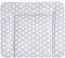 Julius Zöllner Wickelauflage Softy 65x75 cm - Wickelunterlage - wasserdicht und abwischbar - Made in Germany – Oeko-Tex Standard 100 – Sterne grau