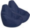 Bean Bag Bazaar Dalton Kids Bean Bag, Navy, 2 Pack, Water Resistant, Gaming Chair for Kids, Beanbag for Indoor and Outdoor Use with Filling Included, Childs Chair ideal for Bedroom, Playroom, Garden