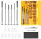 HIKETOLIGHT Magnetic Eyeglass Repair Kit, Glasses Repair Kit with Eyeglass Screws Include Nose Pads, Precision Screwdriver Tool Set and Tweezers for Eyeglasses, Sunglasses, Watch Clock Spectacle