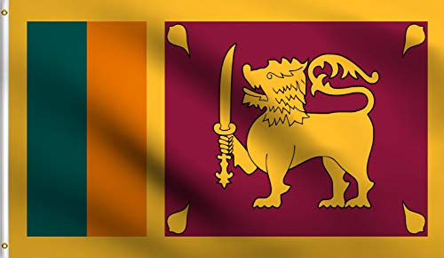 DMSE Flagge Sri Lanka, 90 x 150 cm, 100 % Polyester, 100 D