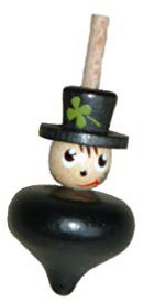 Rudolphs Schatzkiste Erzgebirgische Holzspielwaren Ebert GmbH Kreisel Wendekreisel 3x3,7cm NEU für Holzkreisel Brummkreisel