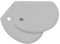 Lazymi Flexible Silicone Dough Scraper Cutter, Large (15.2×10.9CM) Multipurpose Pastry Scrapers Non Stick, Food Grade Bowl Scraper Bench Spatula for Baking Bread Sourdough Cake Pizza (2Pcs, Grey)