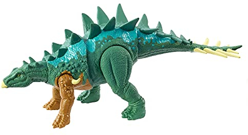 Jurassic World HBY69 - Dino-Angriff Chialingosaurus Dinosaurier-Actionfigur mit beweglichen Gelenken, Dinosaurier Spielzeug ab 4 Jahren