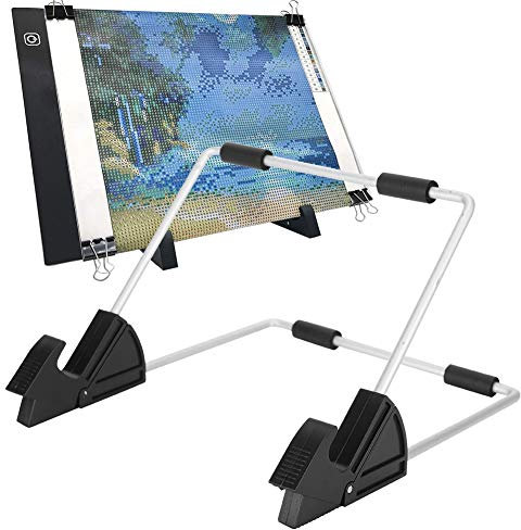 Support de Tablette Réglable, Support de Bureau Détachable Innovant pour Tablettes, Livres, Tables de Copie, Tableau de Peinture Diamant