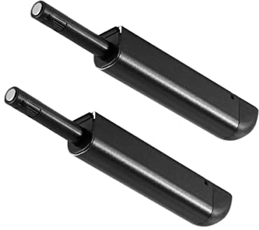 Qrity 2 Stück Aluminium Türöffner Magnetschnäpper Drucktüröffner Einbau Schrank Türöffner Drucköffne für Schranktüren, Kleiderschrank und Schubladen