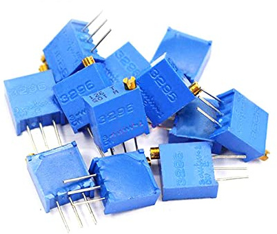 ezqnirk 10pcs 3296W Trimmer Potentiometer,50 Ohm