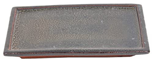 Bonsai - Untersetzer eckig 18 x 11,5 cm, moosgrün 53003