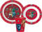 Microwave Safe 3pcs Cartoon Character Dinner Tableware Set Plate, Bowl & Cup, BPA Free re-usable Plastic (Harry Potter)
