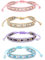 TONAUP Böhmische Gewebte Armbänder, Handgefertigt Verstellbar Freundschaftsarmbänder, Geflochtenes Wickelarmband Armband für Damen Herren Handgelenk Fußkettchen (Helle Lichtfarbe)