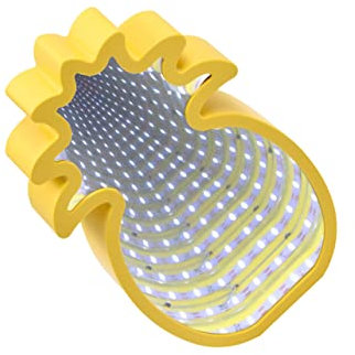 TOYANDONA Wiederaufladbares Nachtlicht Usb Wiederaufladbar Tunnel-led-licht Lichttunnel Früchte Tischleuchte Leichte Kinder Früchte Nachtlicht Kinder Spiegelleuchte 3d Lichtröhre Ananas
