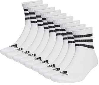 adidas 9 Paar C Sportswear MID 9p Mid Cut Socken Unisex Sportsocken, Farbe:White, Socken & Strümpfe:49-51