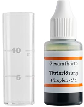 Aquatime | 1x15 ml Messbesteck zur Wasserhärteprüfung | Präziser Kalktest für Wasserenthärter | Einfach & Zuverlässig