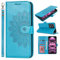 ELTEKER Etui Coque pour Xiaomi Redmi Note 12 Pro 5G Protection Housse en Premium Cuir PU Pochette Rabat Clapet Case Porte Carte Magnétique, Redmi Note 12 Pro Etui Portefeuille - Bleu