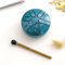 Buddha Stones Mini Steel Tongue Drum 3 Inch Sound Healing Drum Kit,Mini Handpan Drum,6 Note Worry Free Drum,Worry-Free Drum,Handpan Drum with Drumsticks s for Meditation Yoga Sound Healing (Green)