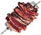 Stainless Steel Rotisserie Meat Forks Air Fryer Fork Grill Spit Rod Roast Chicken Fish Forks 28cm