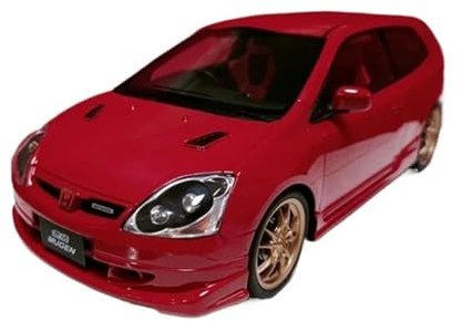 CHENXIAOLAN Miniaturmodelle 1:18 Für Honda Civic Type R EP3 Sportwagenmodell Klassische Erwachsenensammlung Souvenir Statische Anzeige Fertigmodell