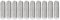 DTGN M8x1.25x30mm(DxPxL) Gewindestange - 10er Pack - Gut für Maschinen - Gewindestange aus 304 Edelstahl mit Rechtsgewinde - Silber