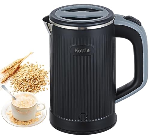 Black & Decker 0.8L Electric Kettle - 600W Fast Boil, Portable, Energy Efficient with Auto Shut-Off & Boil-Dry Protection