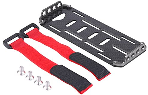 RC Car Battery Holder, Easy Mount RC Battery Holder with 2 Straps for Hsp for