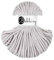 Premium Baumwoll-Flechtschnur - 5mm x 50m - Vielseitige Makramee-Kordel für Stricken, Weben, DIY-Basteln und Heimdekoration - Hochwertige Bunte Bastelschnur Flechtkordel - Moonlight