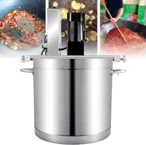 Miscelatore automatico per alimenti 20L/25L in acciaio inox, fondo per condimento, agitatore per salsa, macchina per friggere, per hotel, ristoranti, fabbriche di alimenti,25L