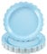 NatNarr 30 piatti blu chiaro da 22,9 cm, usa e getta, con bordo smerlato, colore blu, piatti per feste, baby shower, matrimoni, compleanni