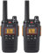 Cobra RX380 Talkies-Walkies (Pack de 2) – Talkies-Walkies Rechargeables PMR446 pour Loisirs et Entreprises, portée de 8 km, résistance à l'eau IPX2, Noir et Orange