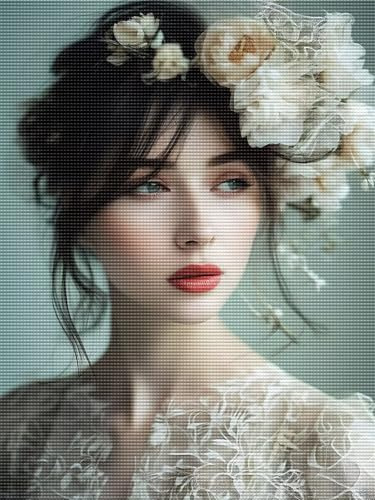Diamond Painting Personnalisé Photo 20x30 cm, DIY 5D Diamant Painting Personnaliser, Custom Broderie Diamant Peinture Full Drill, Personnalisée par Numero Adulte/Enfant Artisanat Loisirs Créatifs U221