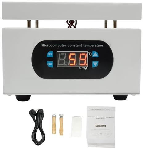 VonVVer Station de soudage Plaque chauffante 150 x 150 mm Mini plaque chauffante à souder 500 W Petites plaques chauffantes 400 °C Affichage LED électrique Préchauffage Soudure Station de préchauffage