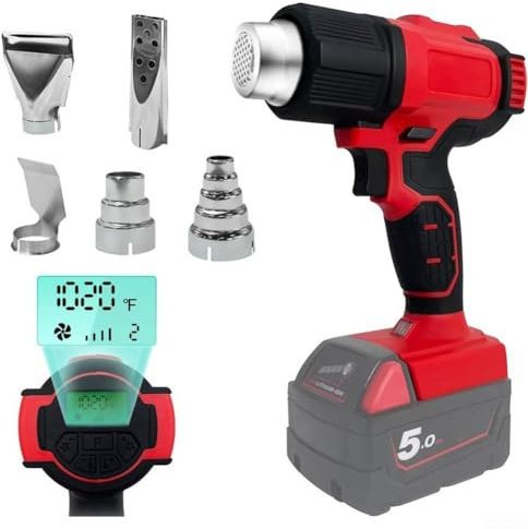 Chauffage portable avec contrôle de la température réglable et écran LCD, idéal pour les projets en plein air et les emplacements distants (C)