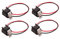4pcs Refrigerator Defrost Thermostat W10225581 for Whirlpool WPW10225581, W10260437, PS11750673, AP6017375