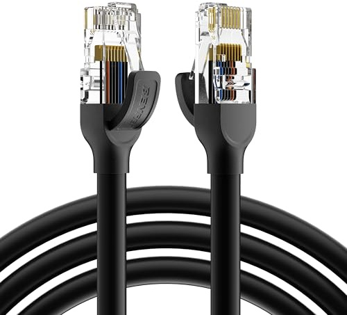 BENFEI Cat 6 Ethernet Cable 6 meter, 250MHz 10Gbps Network Cable | RJ45 LAN Cable for 10/100/1000/10000 Mbps Network, Compatible with Router, Modem, Gaming Console, Streaming Devices, Laptop