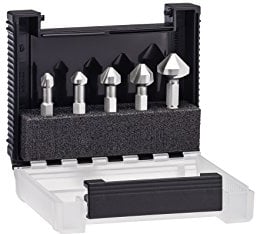 Wiha Kegelsenker-Bit Set 5-tlg. 1/4 (28027)