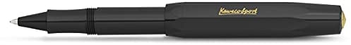 Kaweco CLASSIC SPORT Gel/Ballpoint Pen Black I Including 0.7 mm Rollerball Pen Refill for Left-Handed and Right-Handed Users in Classic Design with Ceramic Ball I Gel Rollerball 13 cm