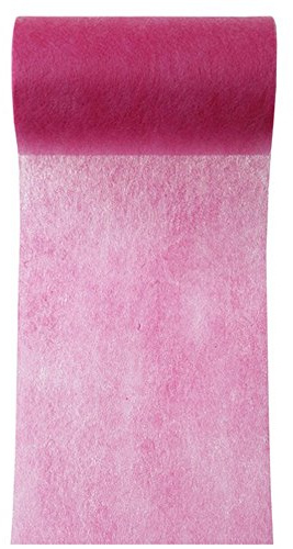 Servietten-/Tischband 'Vlies', fuchsia, 10 m - Elegantes Tischband in Fuchsia aus Vlies zur Dekoration