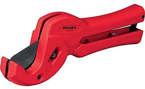 Roller 291240 A Rohrschneider/Rohrschere Picco P 26 | Einhand-Bedienung, rechtwinkliger, gratfreier Schnitt Rohrauflaufe und beidseitig geführte Klinge | für Kunststoff-und Verbundrohre bis Ø 26mm