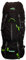 Tashev Outdoors Mount Trekkingrucksack Wanderrucksack Damen Herren Backpacker Rucksack groß 100l Plus 20l mit Regenschutz Schwarz & Grün (Hergestellt in EU)