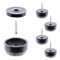 Wagner QuickClick® Filzgleiter Möbelgleiter Stuhlgleiter 4er-Set zum Anschrauben - 4X Basis+Schraube+Gleitaufsatz austauschbar - Wollfilz Ultrasoft - Durchmesser Ø 17 mm - Made in DE - 15808300