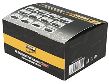 CARALL Kit de 10 conectores adaptadores para escobillas limpiaparabrisas CARALL S985 Flat y T191 Hybrid (S985B3)