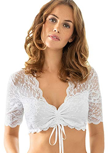 Nina von C. Spitzen Dirndlbluse Linnea Halbarm 48463971