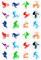 24 edible BMX Wafer Card kids childrens party decorations pre cut Cupcake Toppers