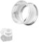 Taffstyle Flesh Tunnel Ohr Piercing Ear Plug Ohrpiercing Bunt Schraub Schraubverschluss Einfach Double Flared Kunststoff 12mm Clear
