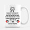 Personalised Thank You for Being My Daddy, Fathers Day Gift for Cat Owner, Cat Dad, Papa, Grandpa, Birthday Gift Form Cat, Novelty Cup, Unique 15oz Ceramic Mug. (White)