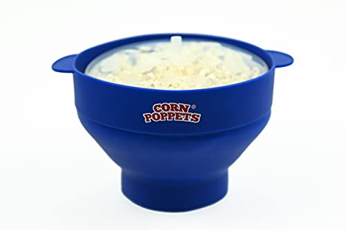 Corn Poppets | Macchina per Popcorn per forno a Microonde | Contenitore per Preparare Popcorn Senza Olio