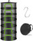 Coopache Trockennetz Kräuter Schwarz, 6-lagiges Kräutertrockner Zipper Plant Drying Rack, Mesh Trockennetz für Pflanze, Fleisch, Blumen, Zwiebeln, Fisch, Gemüse