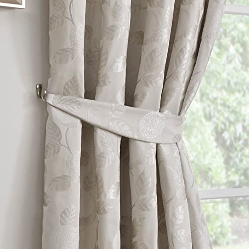 Curtina - Bramford - Pair Of Curtain Tiebacks in Natural,28 x 5.5 (71 x 14cm)