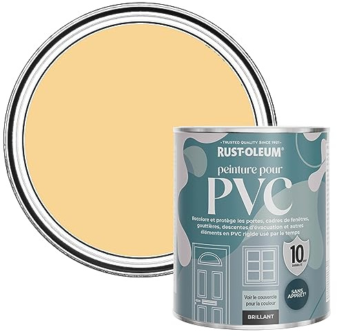 Rust-Oleum Yellow uPVC Door and Window Paint In Gloss Finish - Mustard 750ml
