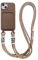 Rokmym Coque pour iPhone 13 Pro Max avec Cordon Collier pour Étui Colliers de cellulaire Corde Coque avec Slot Card Holder (Amovible) Lanyard Antichoc Silicone Bumper Coque pour iPhone 13 Pro Max