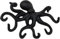 Woodside 6 Hook Cast Iron Wall Mounted Octopus Coat Hanging Hooks, Hanger Rack for Jackets, Hats, Keys