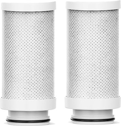 XNTONG Kohlefaserfilter, Wasserfilterkartuschen, Ersetzbarer Kohlefaserfilter (x2)